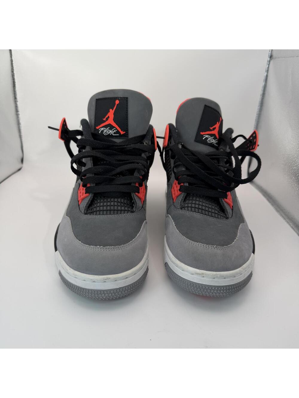 Jordan 4 Retro Infrared Grey Black Red Sneakers Men's Size 12 DH6927-061 OG